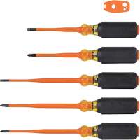 Slim-Tip Insulated Screwdriver Set, 1000 V, 6 Pcs Oxford Builders Supplies Inc