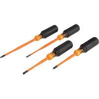 Slim-Tip Insulated Screwdriver Set, 1000 V, 4 Pcs Oxford Builders Supplies Inc