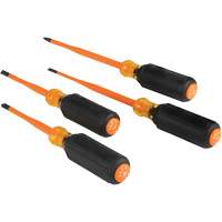 Slim-Tip Insulated Screwdriver Set, 1000 V, 4 Pcs Oxford Builders Supplies Inc