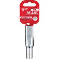 Douille SAE avec c&ocirc;t&eacute;s Four Flats, 3/8", Prise 1/2", 6 pans, Profond Oxford Builders Supplies Inc