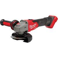 Meuleuse &agrave; frein &agrave; vitesse variable avec interrupteur &agrave; glissi&egrave;re verrouillable M18 Fuel, 18 V, Mandrin 5"/4-1/2", Lithium-ion Oxford Builders Supplies Inc
