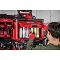 Armoire &agrave; outils Packout, 15" x 15" x 20", Noir/Rouge Oxford Builders Supplies Inc