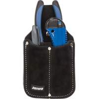 Utility Pouch, Knife Holder, Leather, 3 Pockets Oxford Builders Supplies Inc