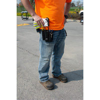 Lineman's Tool Pouch, Multiple Tool Holder, Leather, 3 Pockets Oxford Builders Supplies Inc