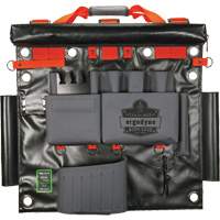 Arsenal 5710 Bucket Truck Tool Board with Tool Tethering Attachment Points, Nylon, 8 Pockets, Grey Oxford Builders Supplies Inc