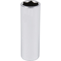 Chrome Socket, 1-1/8", 1/2" Drive, 6 Points, Deep Oxford Builders Supplies Inc