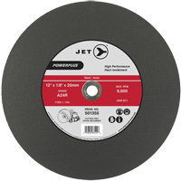 Meule &agrave; tronçonner PowerPlus A24R, 12" x 1/8", Arbre de 20 mm, Type 1, 6600 Tr/min Oxford Builders Supplies Inc
