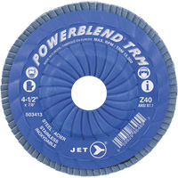 Disque &agrave; feuillets PowerBlend ajustable, 5" x 7/8", Type 29, Grain Z40, Alumine de zirconium Oxford Builders Supplies Inc
