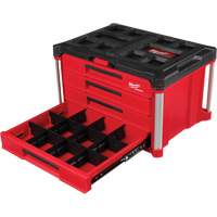 Boîte &agrave; outils avec 4 tiroirs PackOut, 16-3/10" x 22-1/5" x 14-3/10", Rouge Oxford Builders Supplies Inc