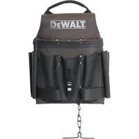 Electrician Tool Pouch, Multiple Tool Holder, Leather, 8 Pockets Oxford Builders Supplies Inc