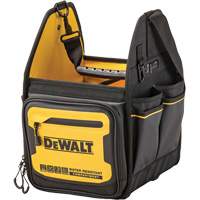 11” Electrician Tote, 34 Pockets, Black/Yellow Oxford Builders Supplies Inc