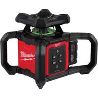 M18 Green Interior Rotary Laser Level Kit with Remote/Receiver & Wall Mount Bracket, 1000' (304.8 m) Oxford Builders Supplies Inc