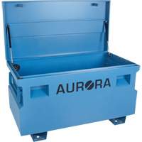 Jobsite Tool Box, 48" x 24" x 27-3/5", Steel, Blue Oxford Builders Supplies Inc