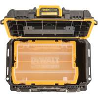 ToughSystem&reg; 2.0 Deep Compact Toolbox, 10" x 15-7/20" x 13-4/5", Black/Yellow Oxford Builders Supplies Inc