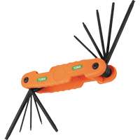 Pro Folding Hex Key Set, 10 Pcs., Torx&reg; Oxford Builders Supplies Inc
