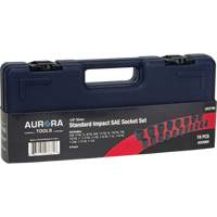 SAE Socket Set, 19 Pcs, Impact, 1/2" Drive Size Oxford Builders Supplies Inc
