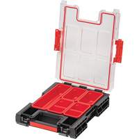 Arx Medium Organizer with Bins, 10-3/10" x 14-3/10" x 3", Black Oxford Builders Supplies Inc