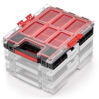 Arx Medium Organizer with Bins, 10-3/10" x 14-3/10" x 3", Black Oxford Builders Supplies Inc