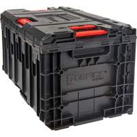 Arx&reg; Single Drawer Toolbox, 11-1/5" W x 18-3/10" D x 9-1/10" H, Black/Red Oxford Builders Supplies Inc