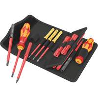 Insulated Screwdriver Set for Slotted Screws, 1000 V, 18 Pcs Oxford Builders Supplies Inc
