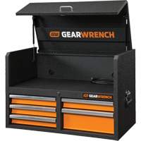 Coffre &agrave; outils de s&eacute;rie GSX, 36" la, 5 tiroirs, Noir/Orange Oxford Builders Supplies Inc