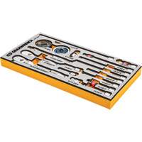 Jeu d'outils pour maître m&eacute;canicien MEGAMOD dans des plateaux en mousse modulaire de premi&egrave;re qualit&eacute; avec rangement d'outils, 1268 morcea Oxford Builders Supplies Inc