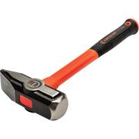 Fiberglass Blacksmith Hammer, 4 lbs Head Weight, 14" L Oxford Builders Supplies Inc