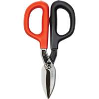 Straight Pattern Tinner Snips, 1-31/50" Cut Length, Straight Cut Oxford Builders Supplies Inc