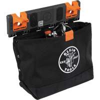 Bucket Work CentreS-Hook Hardware Pouch Module, Nylon, 1 Pockets, Black/Orange Oxford Builders Supplies Inc
