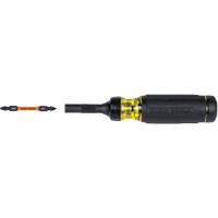 15-in-1 Ratcheting Impact-Rated Multi-Bit Torsion Zone Screwdriver, 9-1/2" L, Cushion Grip Handle Oxford Builders Supplies Inc