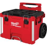 Boîte &agrave; outils sur roues PACKOUT, 18" x 22" x 19-1/2", Noir/Rouge Oxford Builders Supplies Inc