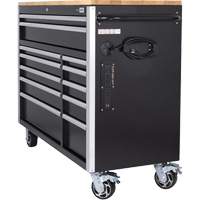 HDRC5212 HD Series Roller Cabinet, 12 Drawers, 51-1/4" W x 21" D x 40-3/10" H, Black Oxford Builders Supplies Inc