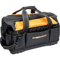 Sac &agrave; outils de 20" pour les professionnels, Nylon, 33 pochettes, Noir/Orange Oxford Builders Supplies Inc