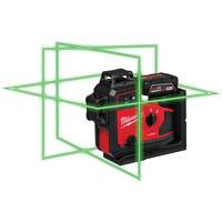 M12 Green 360° 3-Plane Laser with Automatic Alignment & Receiver Oxford Builders Supplies Inc