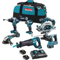 LXT Brushless 6 Tool Combo Kit, 18 V Oxford Builders Supplies Inc