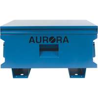 Jobsite Tool Box, 33" x 20-3/10" x 18-3/10", Steel, Blue Oxford Builders Supplies Inc