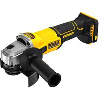Brushless Cordless Slide-Switch Grinder (Tool Only), 4-1/2" Wheel, 20 V Oxford Builders Supplies Inc