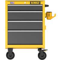 Heavy-Duty Rolling Tool Chest, 4 Drawers, 26" W x Yellow Oxford Builders Supplies Inc