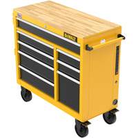Heavy-Duty Mobile Workstation, 8 Drawers, 40" W x Yellow Oxford Builders Supplies Inc