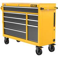 Heavy-Duty Mobile Workstation, 8 Drawers, 52" W x Yellow Oxford Builders Supplies Inc