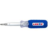 6-in-1 Multi-Bit Screwdriver, Textured Handle Oxford Builders Supplies Inc