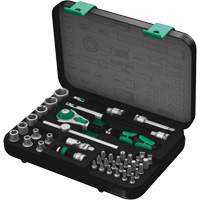 8100 SA 4 Zyklop Speed Ratchet Set, 41 Pcs, 1/4" Drive Size Oxford Builders Supplies Inc