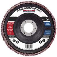 Disque &agrave; lamelles POWERBLEND EDG, 4-1/2" x 7/8", Type 27, Grain CG60, C&eacute;ramique Oxford Builders Supplies Inc