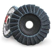 Disque &agrave; lamelles incurv&eacute; pour traitement de surface POWERBLEND SCD, 4-1/2" x 7/8", Type 29, Grain Fin Oxford Builders Supplies Inc