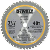 Circular Saw Blade, 7-1/4", 48 Teeth, Metal Use Oxford Builders Supplies Inc