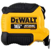 ATOMIC COMPACT SERIES Tape Measure, 16', Imperial Graduations Oxford Builders Supplies Inc