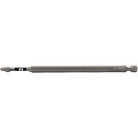 Impactech&reg; Power Bit, Square, #2 Tip, 1/4" Drive Size, 6" Length Oxford Builders Supplies Inc