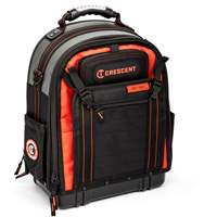 Sac &agrave; dos pour ouvrier, 18" lo x 10" la, Noir/Gris/Orange, Polyester Oxford Builders Supplies Inc