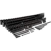 Jeu de douilles maîtresses SAE/m&eacute;triques &agrave; 6 pans, 209 Mcx, Chocs, Profond Oxford Builders Supplies Inc