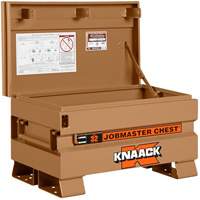 Model 32 Jobsite Chest with Padlock, 32" x 19" x 19", Steel, Tan Oxford Builders Supplies Inc